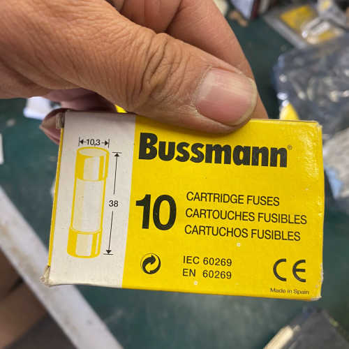 议价BUSSMANN熔断器C10G1保险丝500V1A保险管
