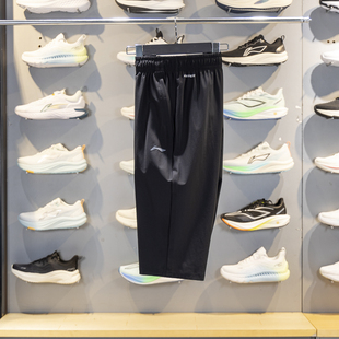 健身系列冰感舒适运动短裤 新款 AKYV075 2025秋季 李宁男子七分裤