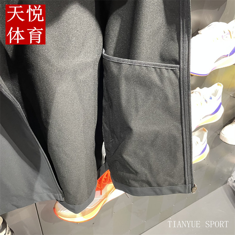 LI NING JACKET 2023 가을 겨울 신사복 피트니스 3 차원 커팅 발수 후드 스포츠 윈드 브레이커 AFDT025