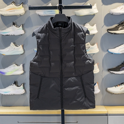 李宁羽绒马甲防风保暖