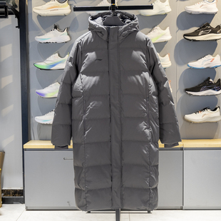 荣耀系列80%鸭绒保暖外套AYMV347 新款 李宁长款 羽绒服男子2025冬季