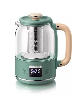 小熊C08T1养生壶mini办公室烧水小型家用玻璃电热水壶保温煮茶器