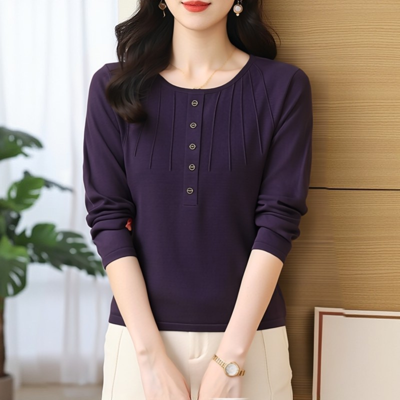 优媛昊艺秋季新款真丝气质桑蚕丝