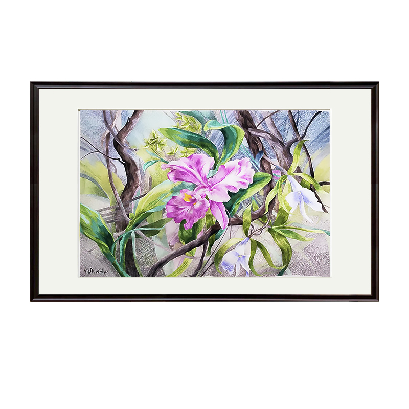 苏绣成品挂画真丝鲜花装饰画餐厅客厅新中欧式静物纯手工刺绣图片