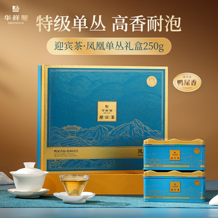 华祥苑茶叶 迎宾茶潮州特级凤凰单丛鸭屎香茶250g 高档送礼礼盒装