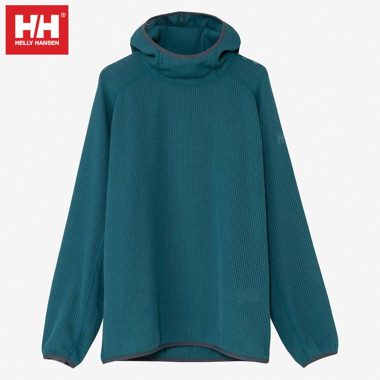 日本代购Helly Hansen海丽汉森连帽衫华夫格透气速干户外运动旅行