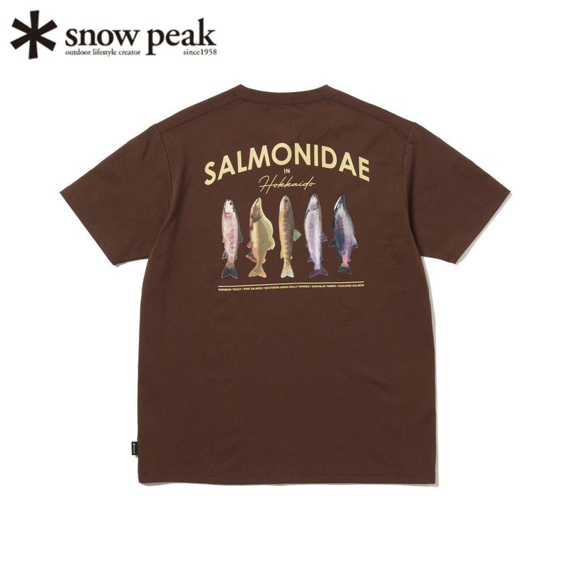 日本snowpeak雪峰夏季速干短袖T图片