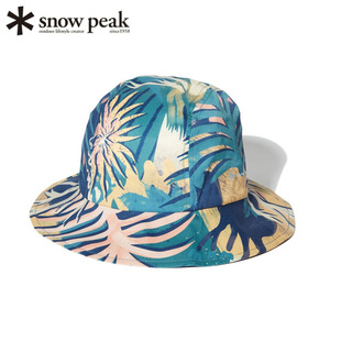 日本代购SnowPeak雪峰透气速干帽男女印花渔夫帽户外休闲露营帽子