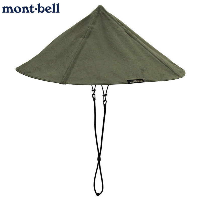 montbell斗笠帽透气速干遮阳帽