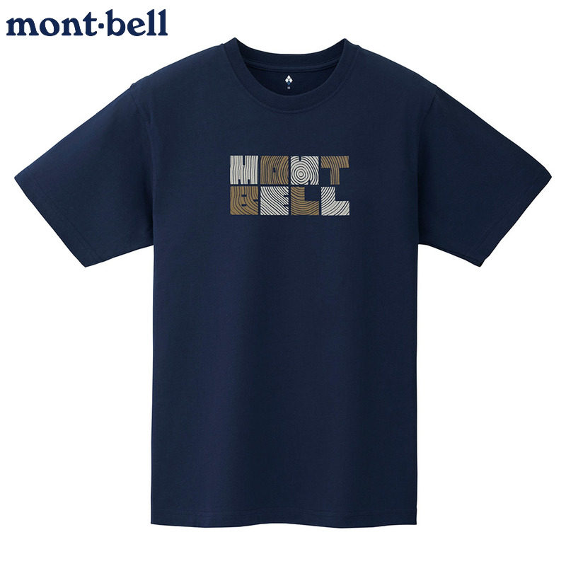 montbell男女款棉质短袖T恤防晒