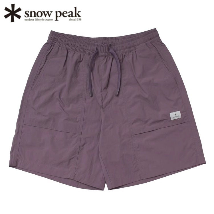 日本snowpeak雪峰男女短裤户外