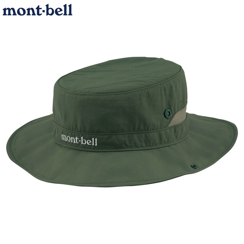 montbell大帽檐防晒渔夫帽遮阳