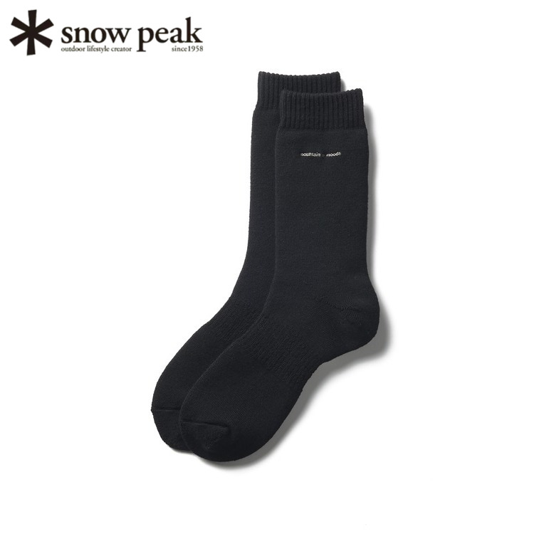 snowpeak雪峰中筒袜户外运动袜