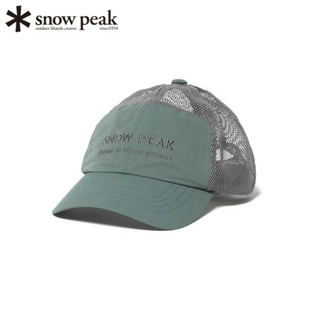 日本snowpeak雪峰网眼帽子透气凉爽鸭舌帽棒球帽户外露营日常2025