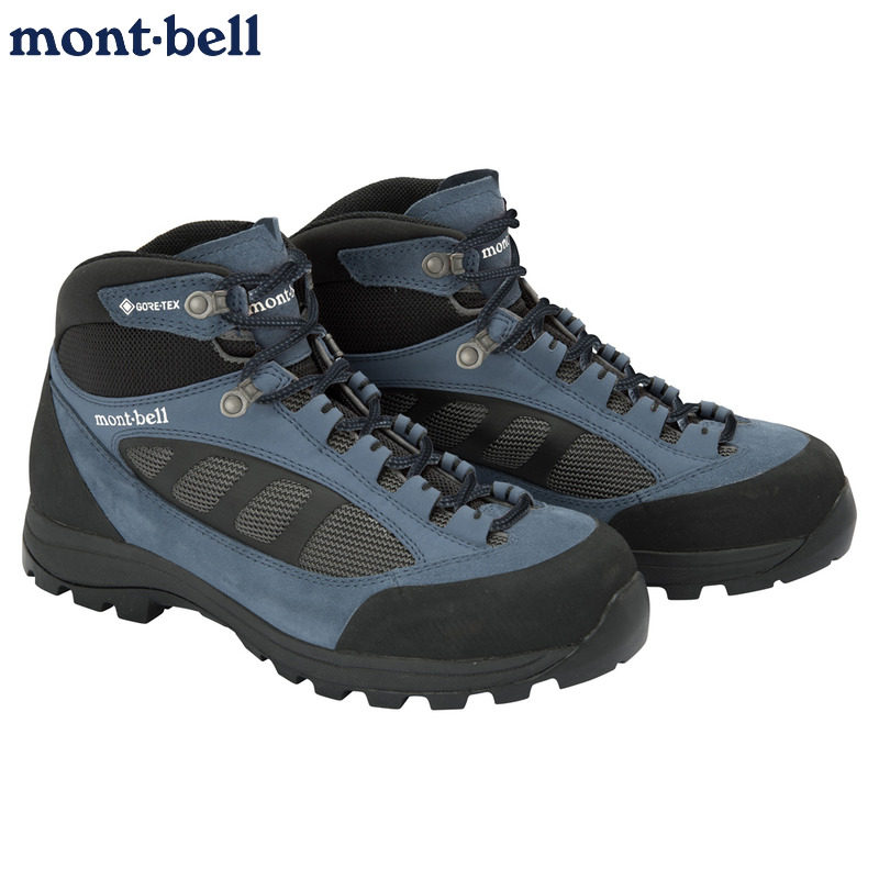 montbell专业登山鞋男士GTX防水
