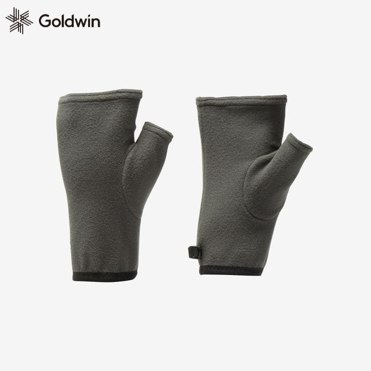 Goldwin抓绒半指手套保暖运动