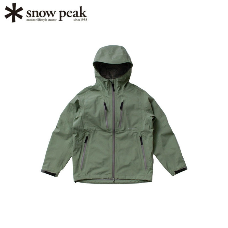 日本代购Snow Peak雪峰2024新款GTX冲锋衣户外防水透气雨衣外套