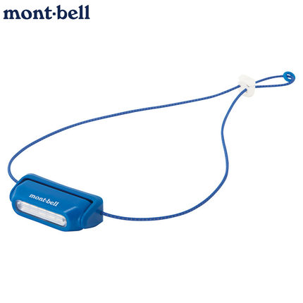 现货日本montbell头灯户外露营徒步多功能灯小巧便携防水遛狗挂脖