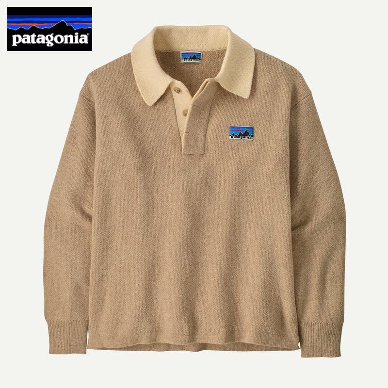 Patagonia巴塔橄榄球毛衣针织衫