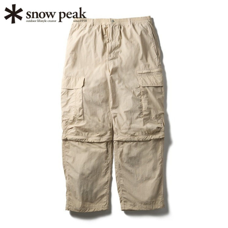 日本snowpeak雪峰可拆卸长裤户外