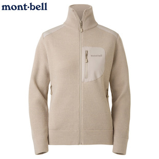 日本代购montbell女士羊毛抓绒衣毛衣Mitellegi加厚保暖柔软外套