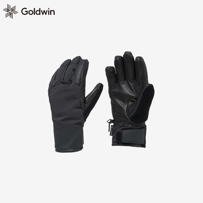 Goldwin真皮GTX防水保暖手套滑雪