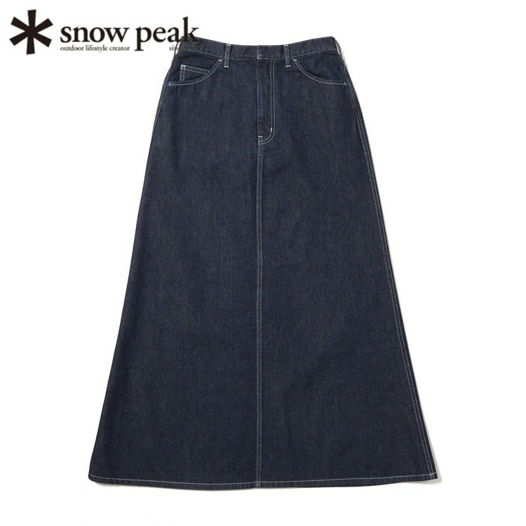 日本snowpeak雪峰女士牛仔半身裙