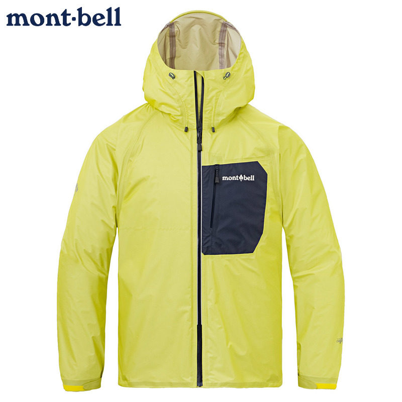montbell防水透气男士雨衣冲锋衣