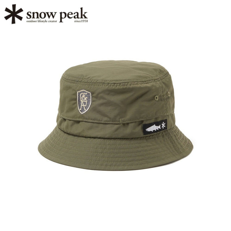 日本snowpeak雪峰透气渔夫帽子