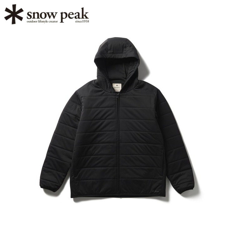 日本snowpeak雪峰保暖连帽夹克衫