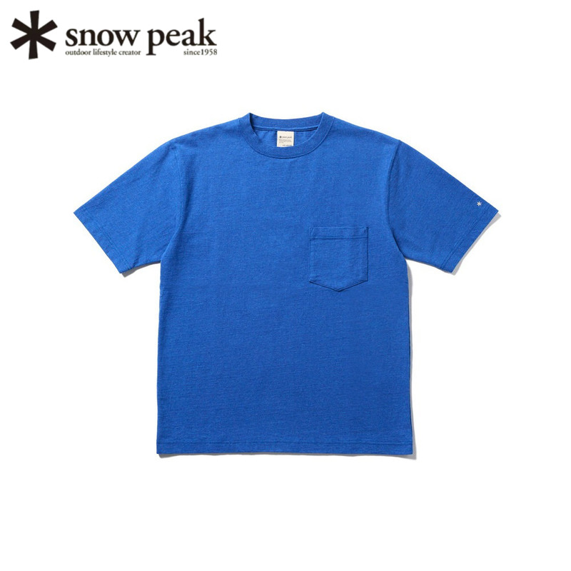 日本代购snowpeak雪峰棉质短袖T恤上衣户外露营日常休闲简约2025