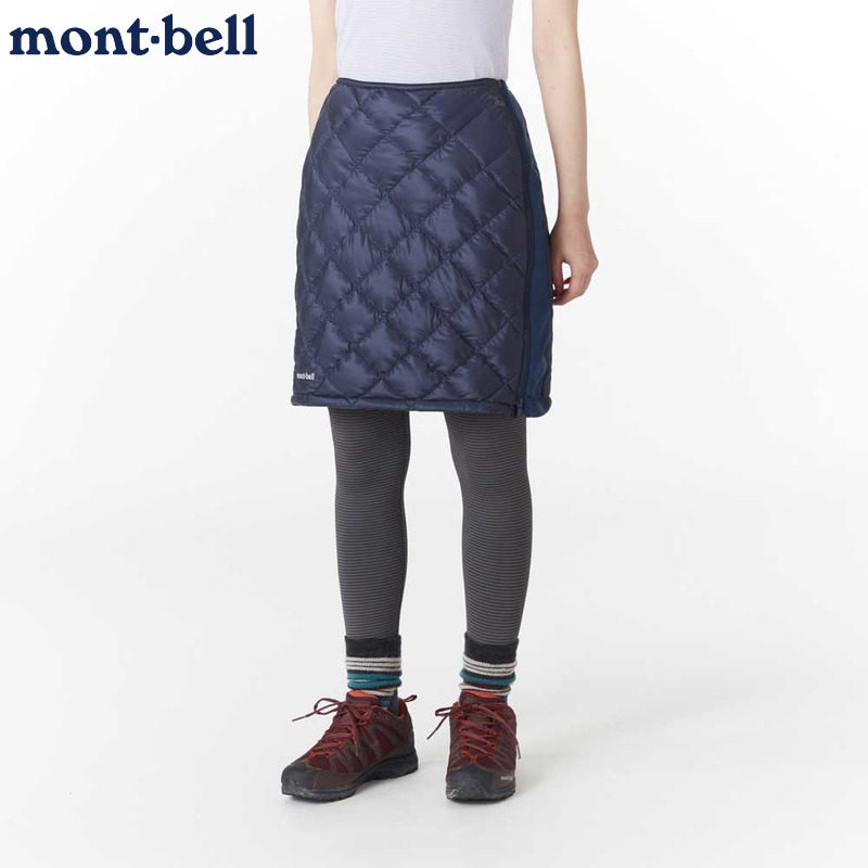 日本montbell羽绒裙户外保暖拆卸