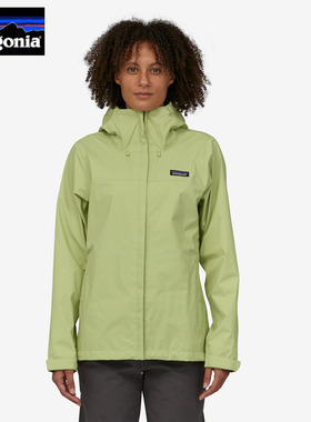 日本代购Patagonia巴塔冲锋衣女Torrentshell 3L防水透气硬壳外套
