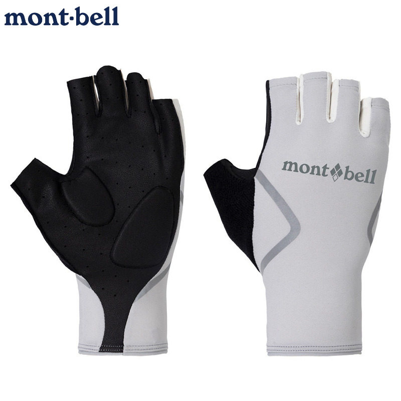 montbell露指骑行手套速干透气
