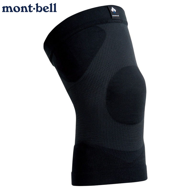 日本直邮montbell户外运动护膝套保护膝盖男女通用支撑透气便携