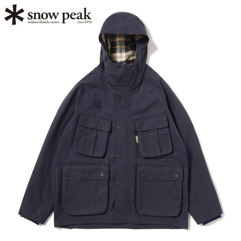 日本snowpeak雪峰飞钓连帽外套衫