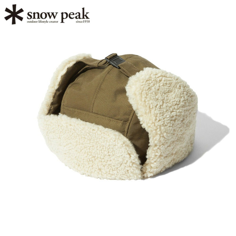 SnowPeak雪峰护耳保暖飞行帽抓绒