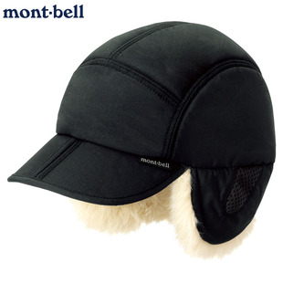 日本代购montbell帽子护耳冬季保暖帽折叠耳罩防水户外男女通用