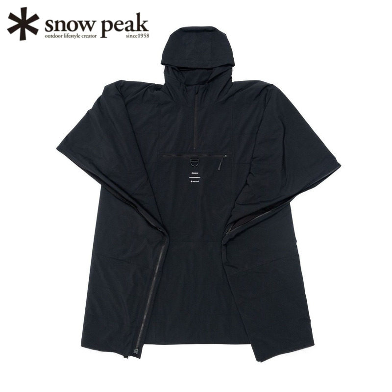 日本snowpeak雪峰弹性保暖雨披
