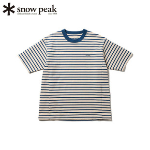 日本代购snowpeak雪峰纯棉短袖T恤口袋宽松厚柔软衣户外日常2025