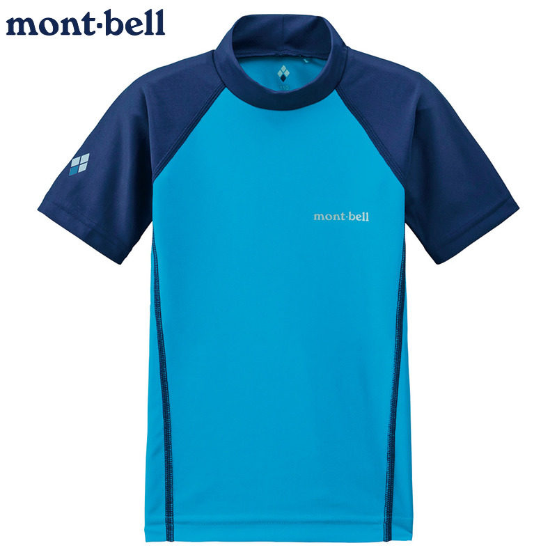 montbell儿童短袖透气防紫外线