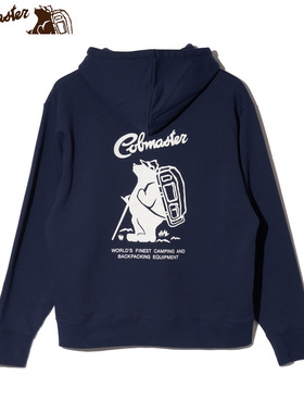日本代购Cobmaster连帽卫衣背后徽标logo图案棉质户外休闲运动衫