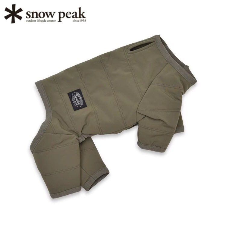 日本代购SnowPeak雪峰24年新款狗狗保暖衣服户外防寒宠物服饰外套