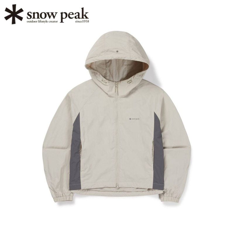 日本snowpeak雪峰女士轻量风衣