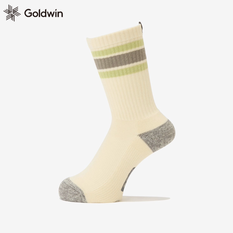Goldwin新款中筒袜c3fit运动袜子