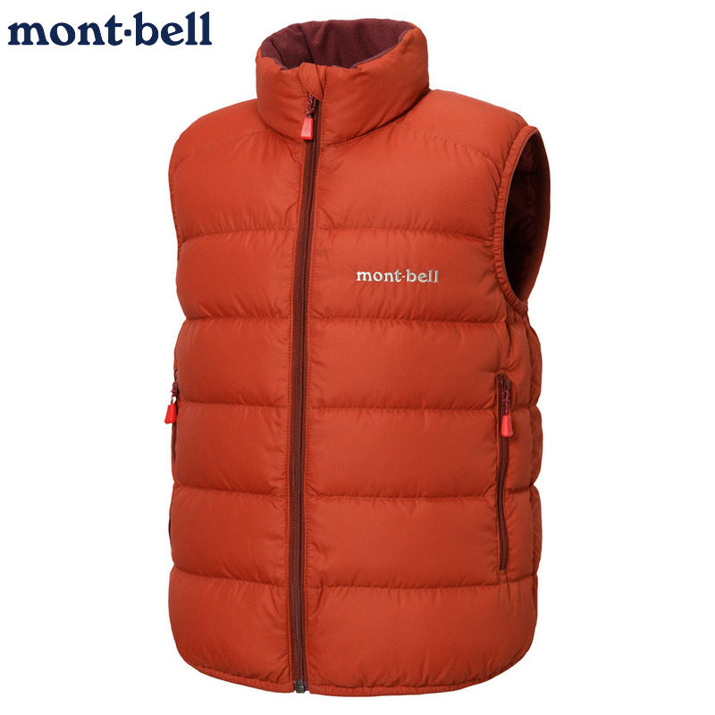 montbell儿童羽绒马甲背心