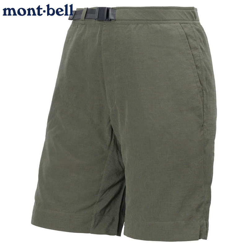 montbell新款透气速干短裤亚麻