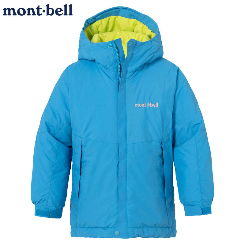 montbell儿童连帽外套防水保暖