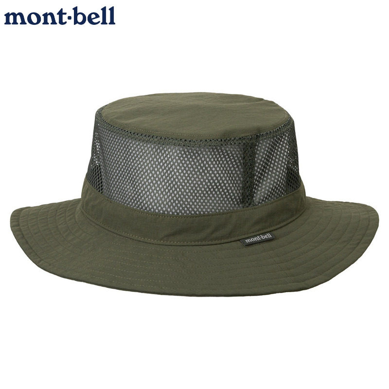 montbell网眼透气防晒渔夫帽遮阳