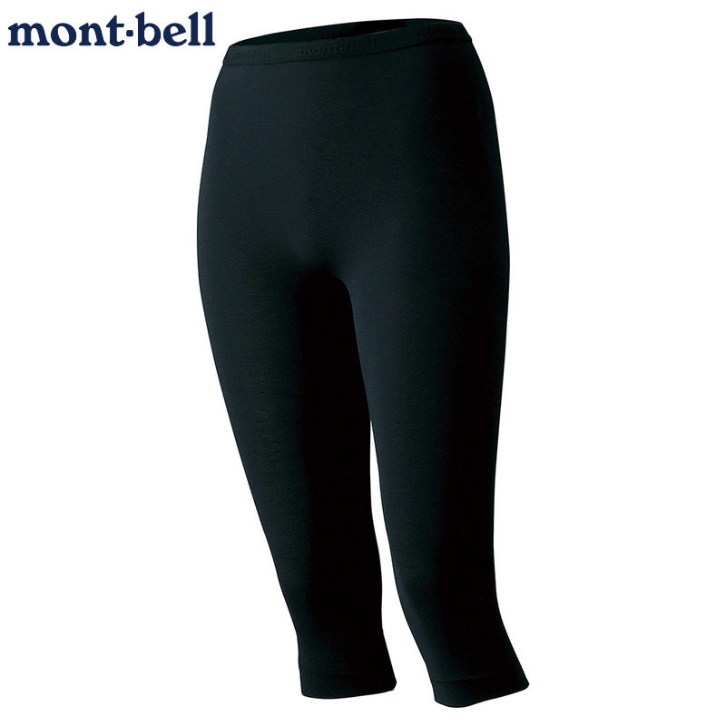 montbell过膝紧身裤女徒步户外
